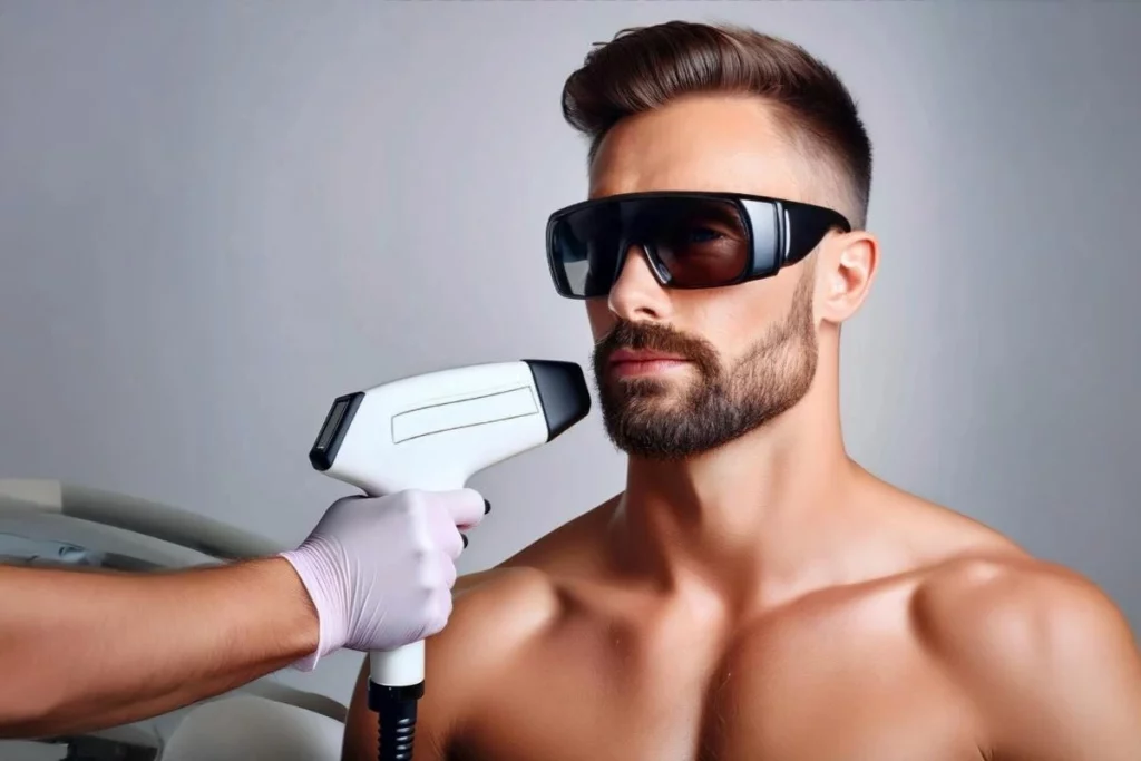 beneficios da depilação a laser para homens